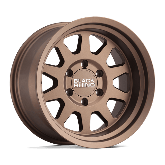 Black Rhino STADIUM Matte Bronze wheel featuring a 10-spoke design, perfect for off-road adventures.