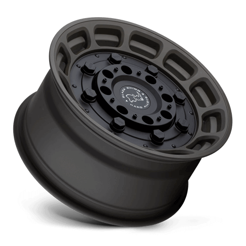 Black Rhino WARTHOG Matte Od Green W/ Black Center wheel showcasing tactical design and rugged performance.