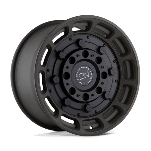 Black Rhino WARTHOG Matte Od Green W/ Black Center wheel showcasing tactical design and performance features.
