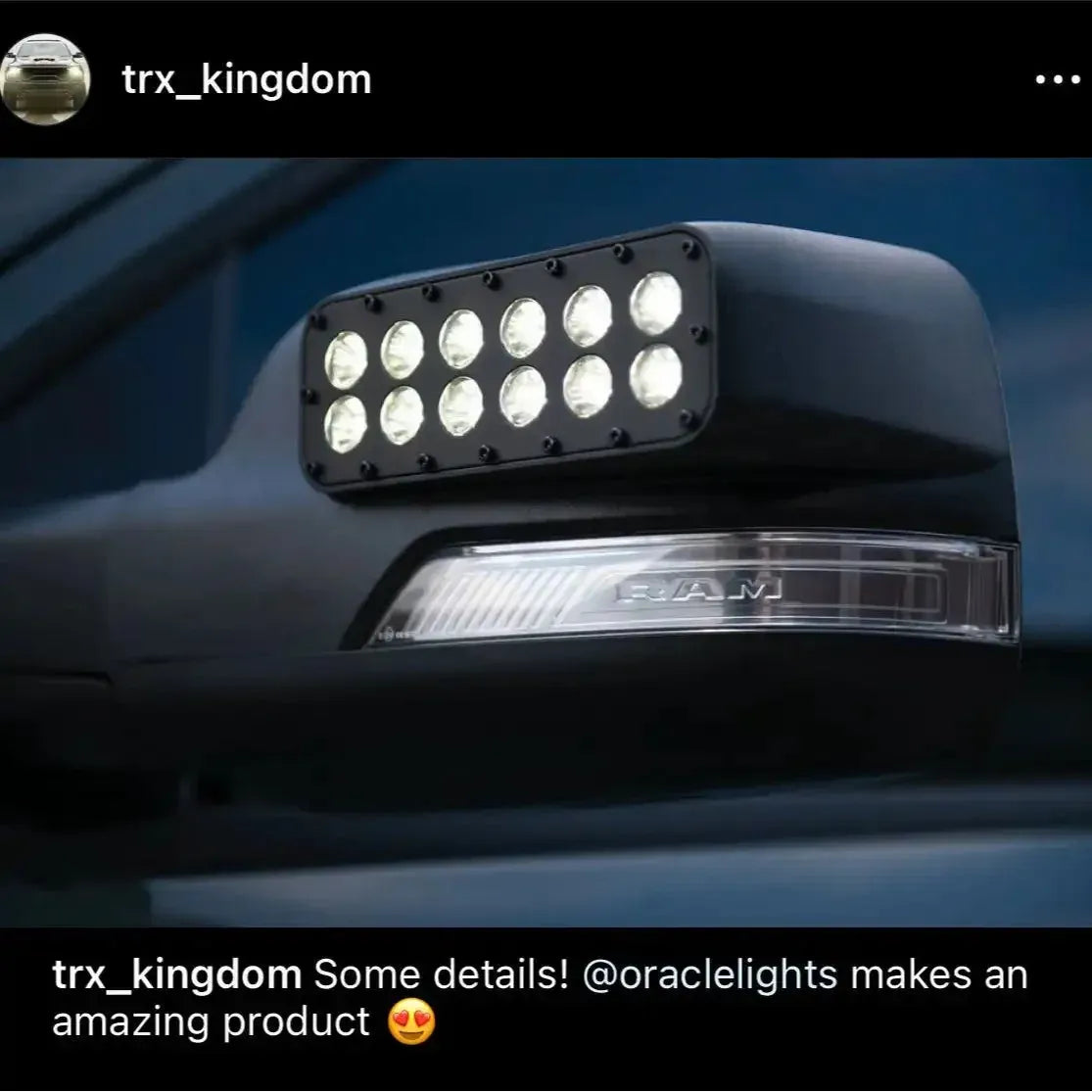 ORACLE Lighting | LED Side Mirror Ditch Lights | RAM 1500 DT | 5914-001