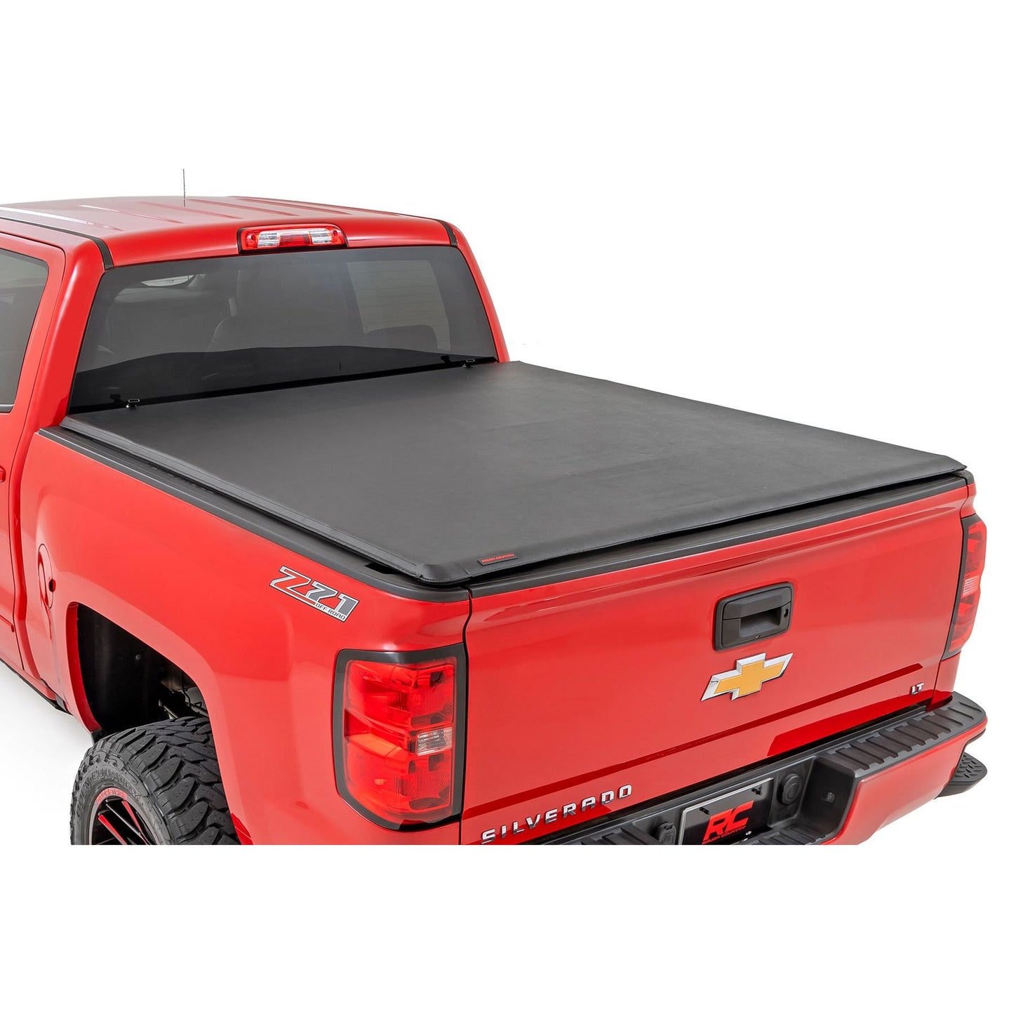 ROUGH COUNTRY Soft Roll Up Bed Cover | 6'7" Bed | Chevy/GMC 1500/2500HD/3500HD (14-19 & Classic) | 42214650