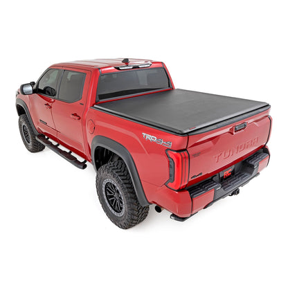 ROUGH COUNTRY Soft Roll Up Bed Cover | 5'7" Bed | Toyota Tundra 2WD/4WD (2022-2025) | 42619550