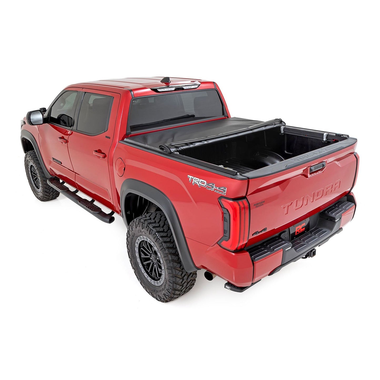ROUGH COUNTRY Soft Roll Up Bed Cover | 5'7" Bed | Toyota Tundra 2WD/4WD (2022-2025) | 42619550