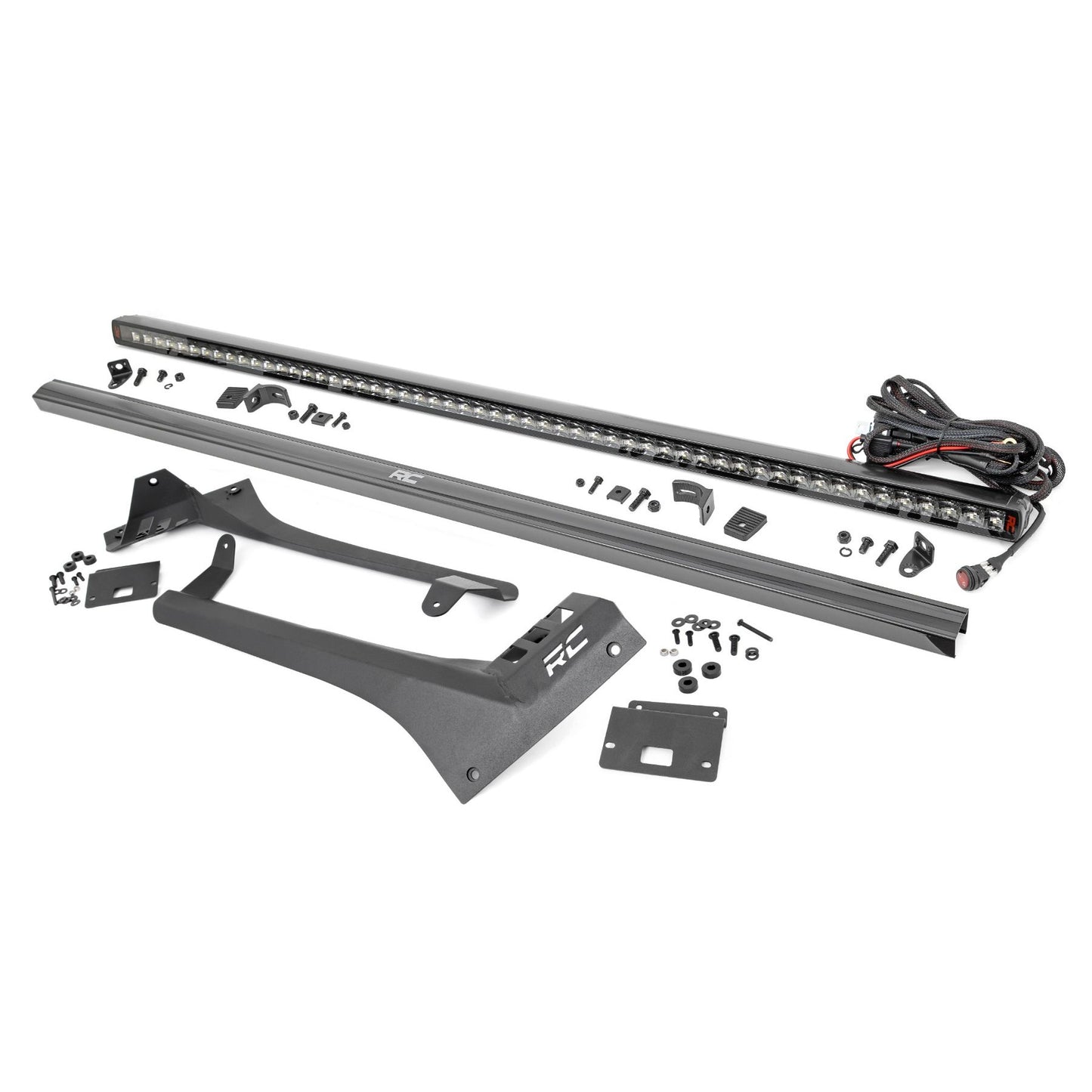 ROUGH COUNTRY LED Light Kit | Windshield | 50" Spectrum Single Row | Jeep Gladiator JT/Wrangler JL (18-25) | 80065