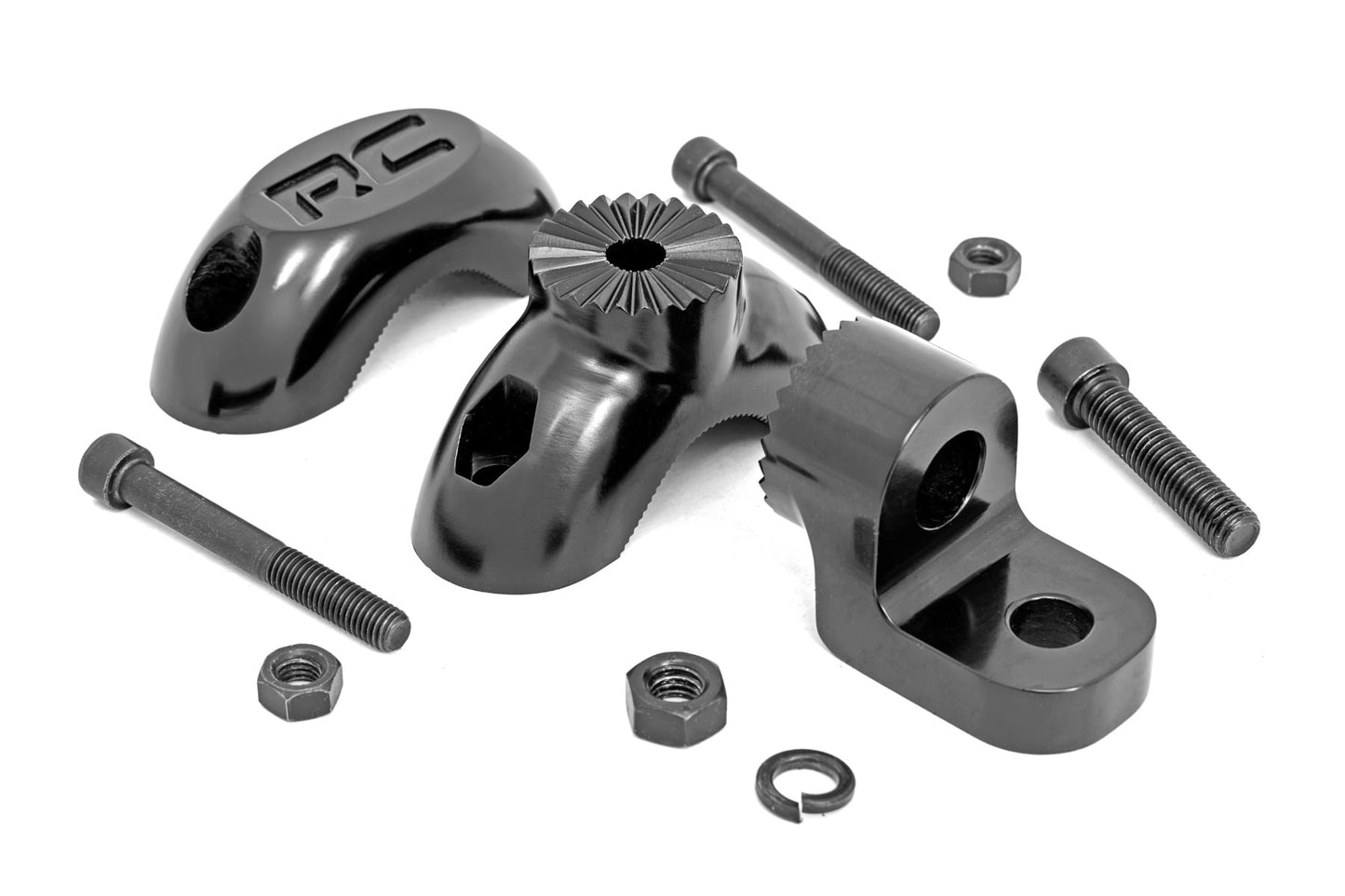 ROUGH COUNTRY | Universal LED Whip Mount  Fits 1.25" - 2" Roll Bars | 99012
