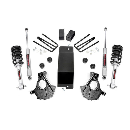 ROUGH COUNTRY 3.5 Inch Lift Kit | Alu/Stamp Steel LCA | N3 Strut | Chevy/GMC 1500 (14-18 & Classic) | 12132