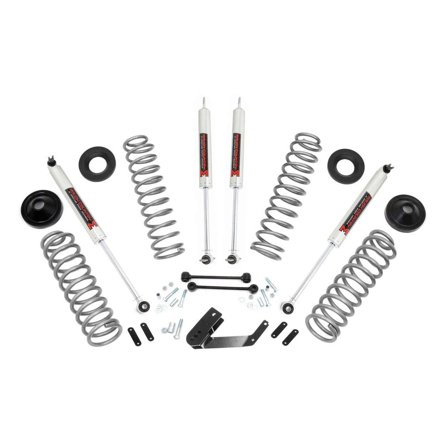 ROUGH COUNTRY 3.25 Inch Lift Kit | M1 | Jeep Wrangler Unlimited 2WD/4WD (2007-2018) | 66940