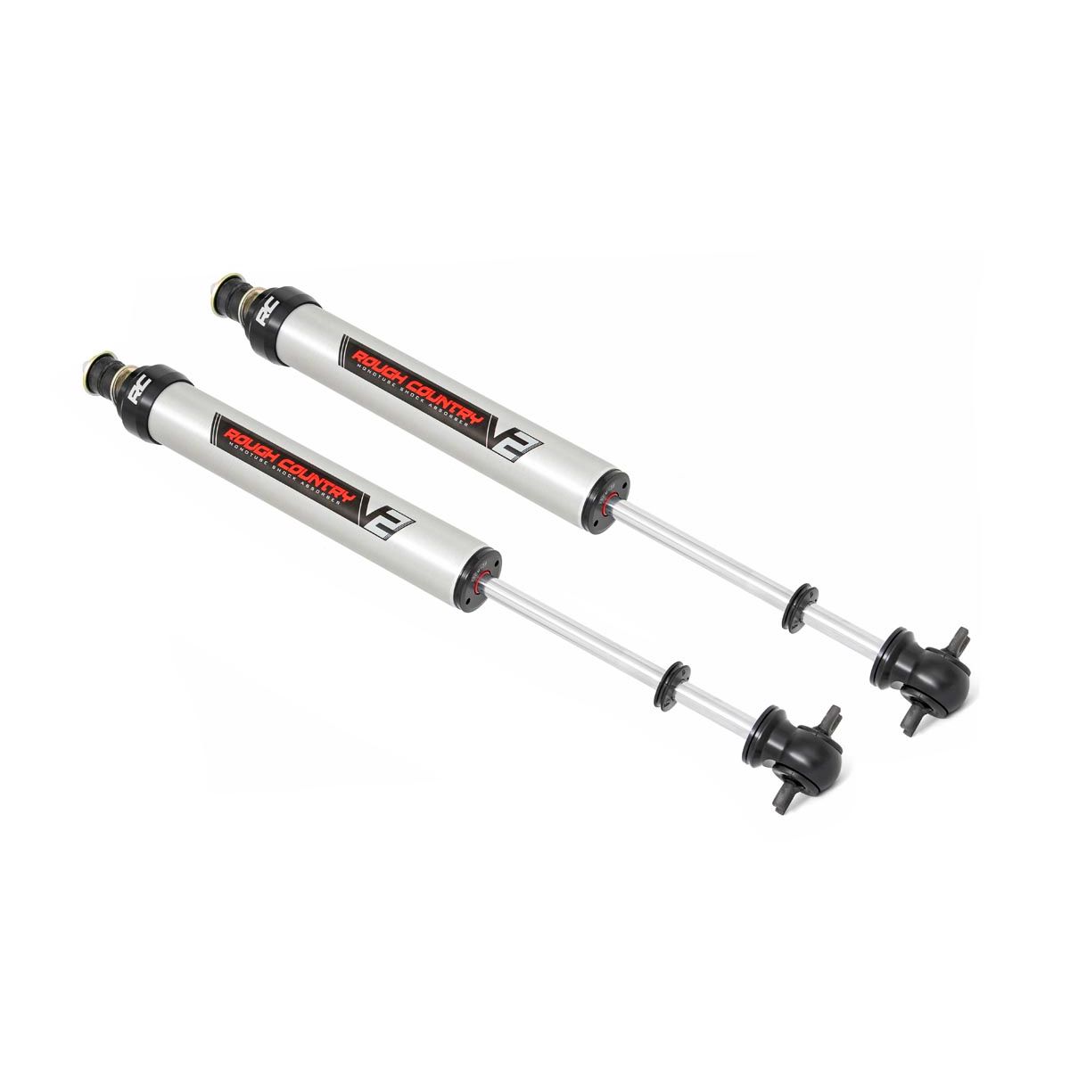 ROUGH COUNTRY V2 Front Shocks | Stock | Chevy Silverado & GMC Sierra 1500 2WD (1999-2006 & Classic) | 760766_A
