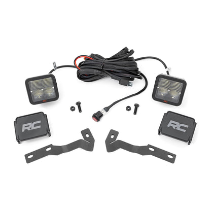 Rough Country LED Light Kit | Ditch Mount | 2" Spectrum Pair | Spot | Toyota Tacoma (16-23) 81080