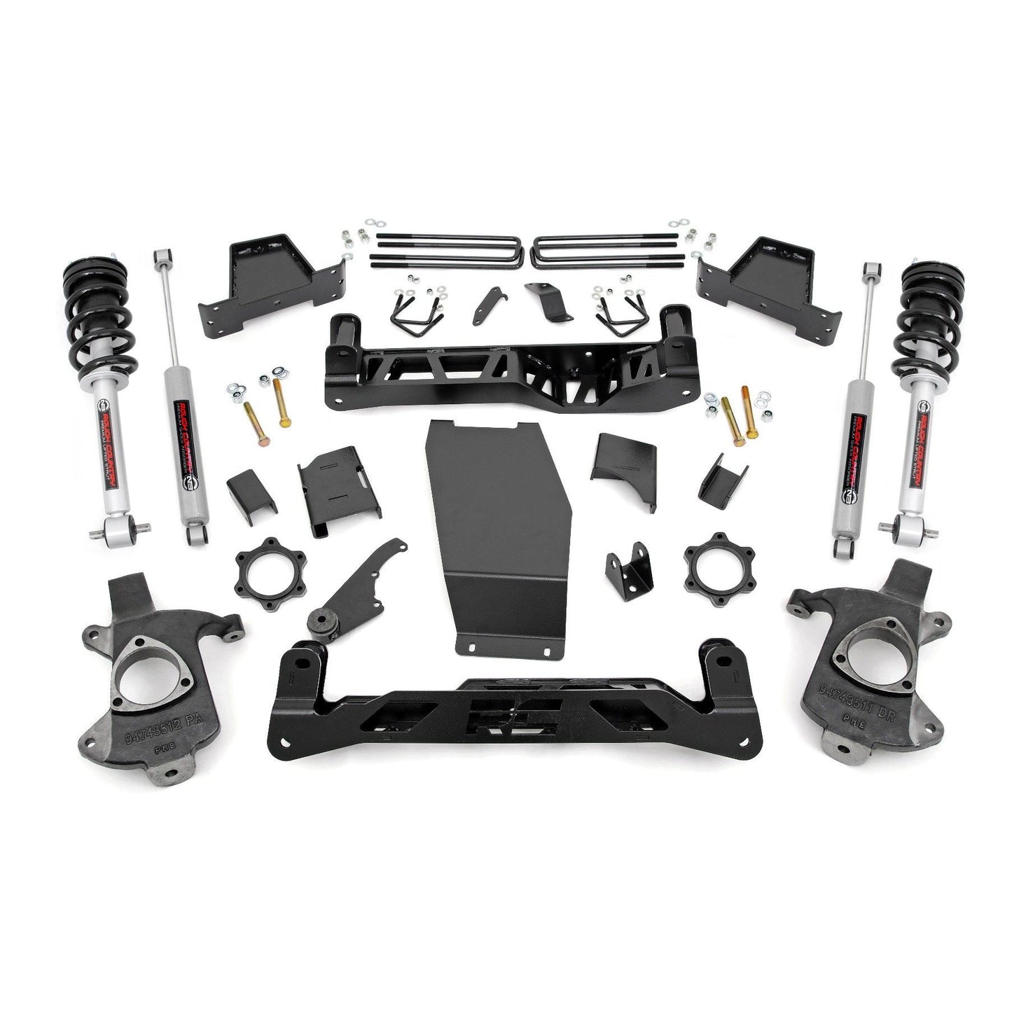 ROUGH COUNTRY 6 Inch Lift Kit | Alum/Stamp Steel | N3 Struts | Chevy/GMC 1500 (14-18 & Classic) | 22732