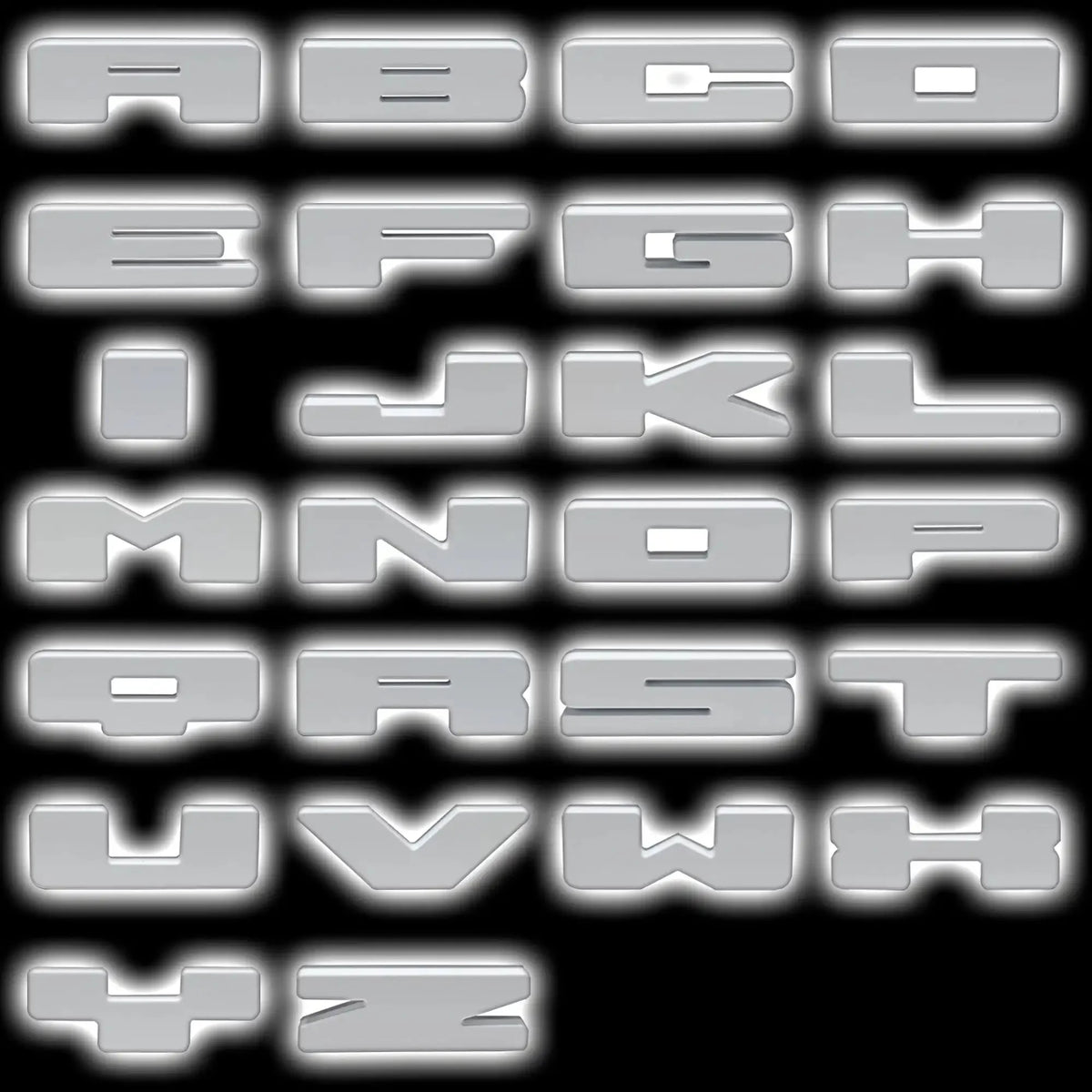 ORACLE Lighting | Individual Illuminated LED Letter Badges | Select Kit Options