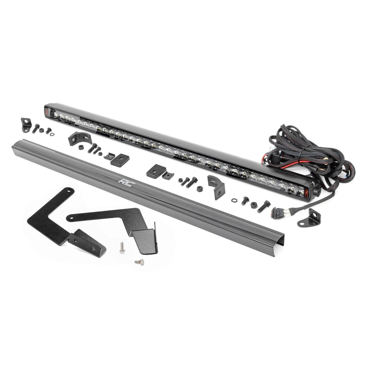 ROUGH COUNTRY LED Light Kit | Lower Grille Mount | 30" Spectrum Single Row | Toyota Tacoma (16-23) | 80668