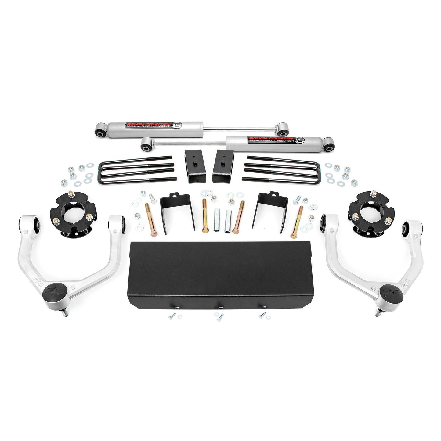 ROUGH COUNTRY | 3 Inch Lift Kit  N3 Shocks  Nissan Titan XD 2WD/4WD (2016-2024) | 83630