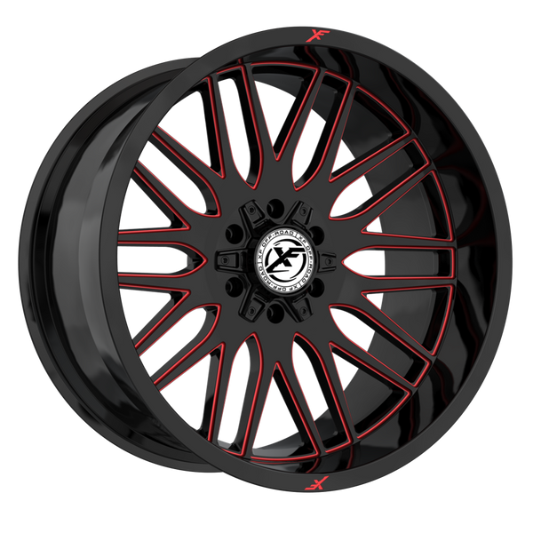 XF OFFROAD XF-240 Black Milled Red