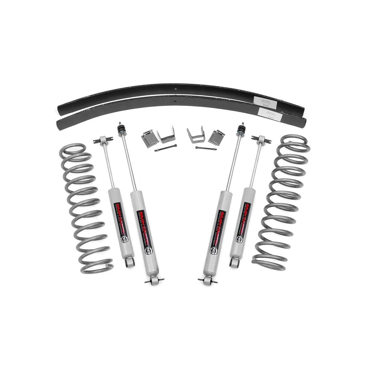 ROUGH COUNTRY 3 Inch Lift Kit | Rear AAL | Jeep Cherokee XJ 2WD/4WD (1984-2001) | 670N2