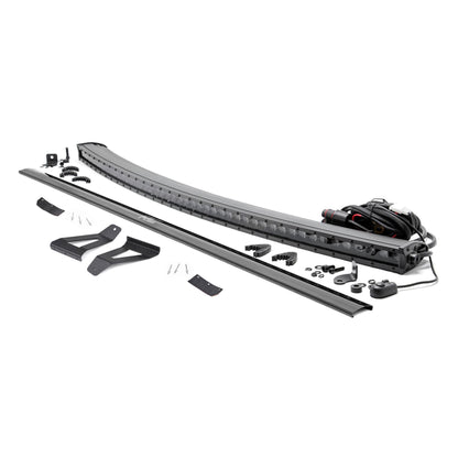 ROUGH COUNTRY LED Light Kit | Windshield Mount | 50" BLK Single Row | Jeep Cherokee XJ (84-01) | 70075