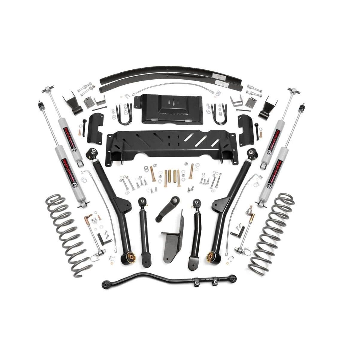 ROUGH COUNTRY 4.5 Inch Lift Kit | Long Arm | AAL | NP242 | Jeep Cherokee XJ 4WD (1984-2001) | 61622