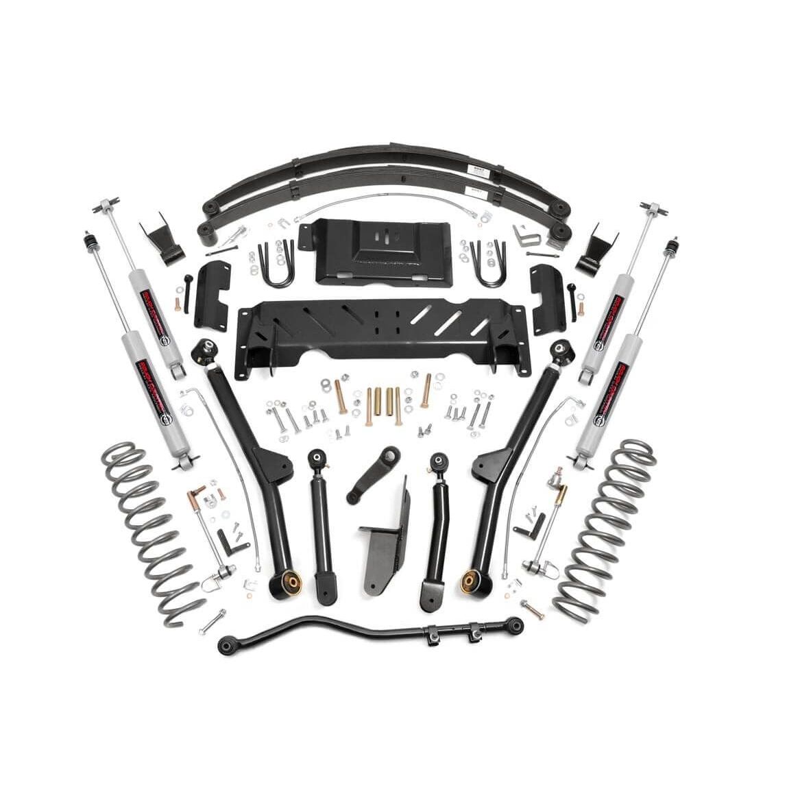 ROUGH COUNTRY | 6.5 Inch Lift Kit  Long Arm  NP231  Jeep Cherokee XJ 4WD (1984-2001) | 67222