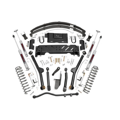 ROUGH COUNTRY | 6.5 Inch Lift Kit  Long Arm  NP231  Jeep Cherokee XJ 4WD (1984-2001) | 67222