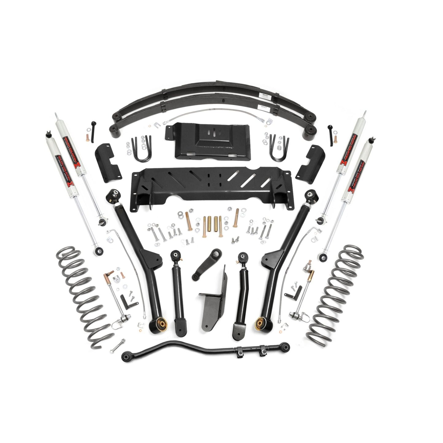 ROUGH COUNTRY 4.5 Inch Lift Kit | Long Arm | RR Leafs | NP242 | M1 | Jeep Cherokee XJ (84-01) | 61740