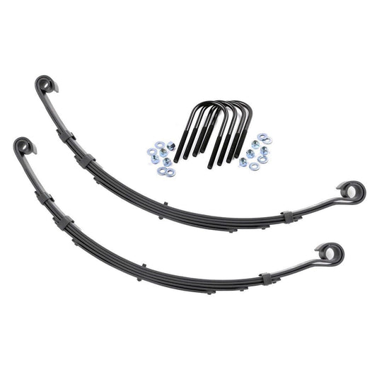 ROUGH COUNTRY | Front Leaf Springs  4" Lift  Pair  Jeep CJ5/CJ7 7 4WD (1982-1986) | 8019Kit