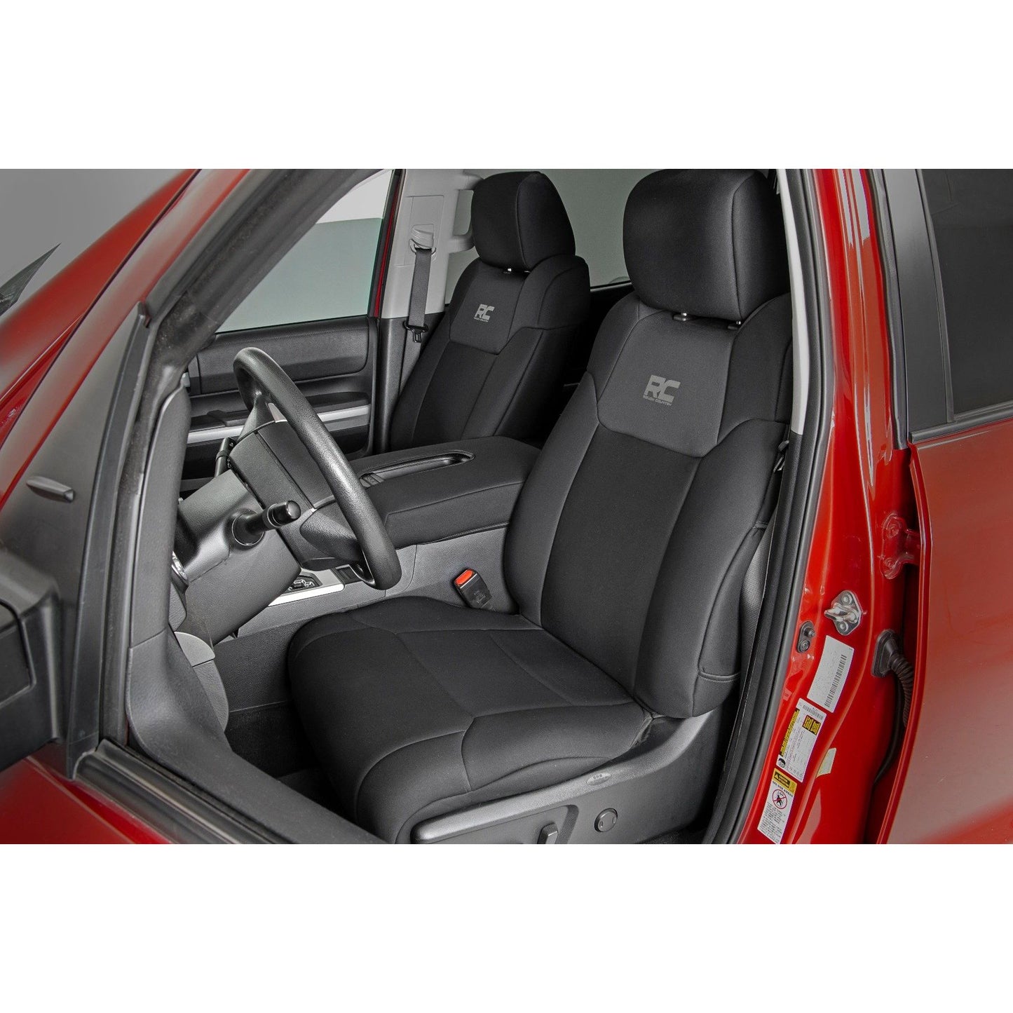 ROUGH COUNTRY Seat Covers | Front W/ Console Cover | Toyota Tundra 2WD/4WD (2014-2021) | 91026A