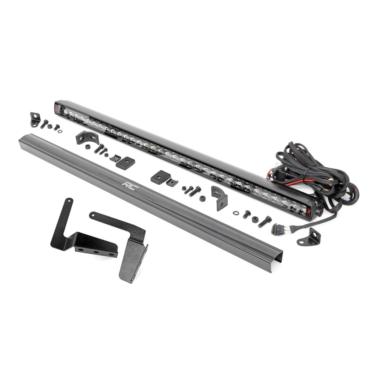 Rough Country LED Light Kit | Bumper Mount | 30" Spectrum Single Row | Toyota Tundra (14-21) 80657