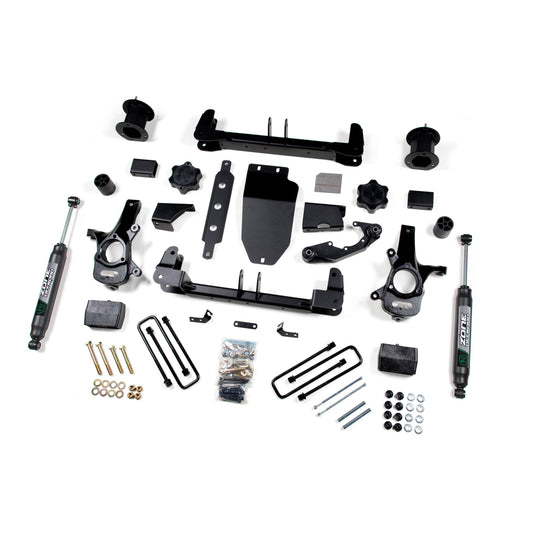 ZONE OFFROAD | 14-18 Silverado/Sierra 1500 4WD 4.5 Inch Alum/Stamped Arms With Nitro Shocks Zone Offroad | ZONC28N components kit