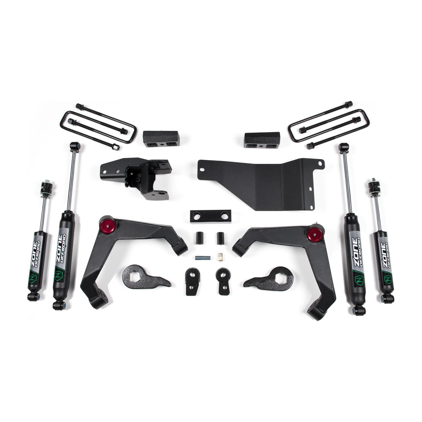 ZONE OFFROAD |  3 Inch Lift Kit   I ZONC31F complete lift kit components including control arms and shocks.