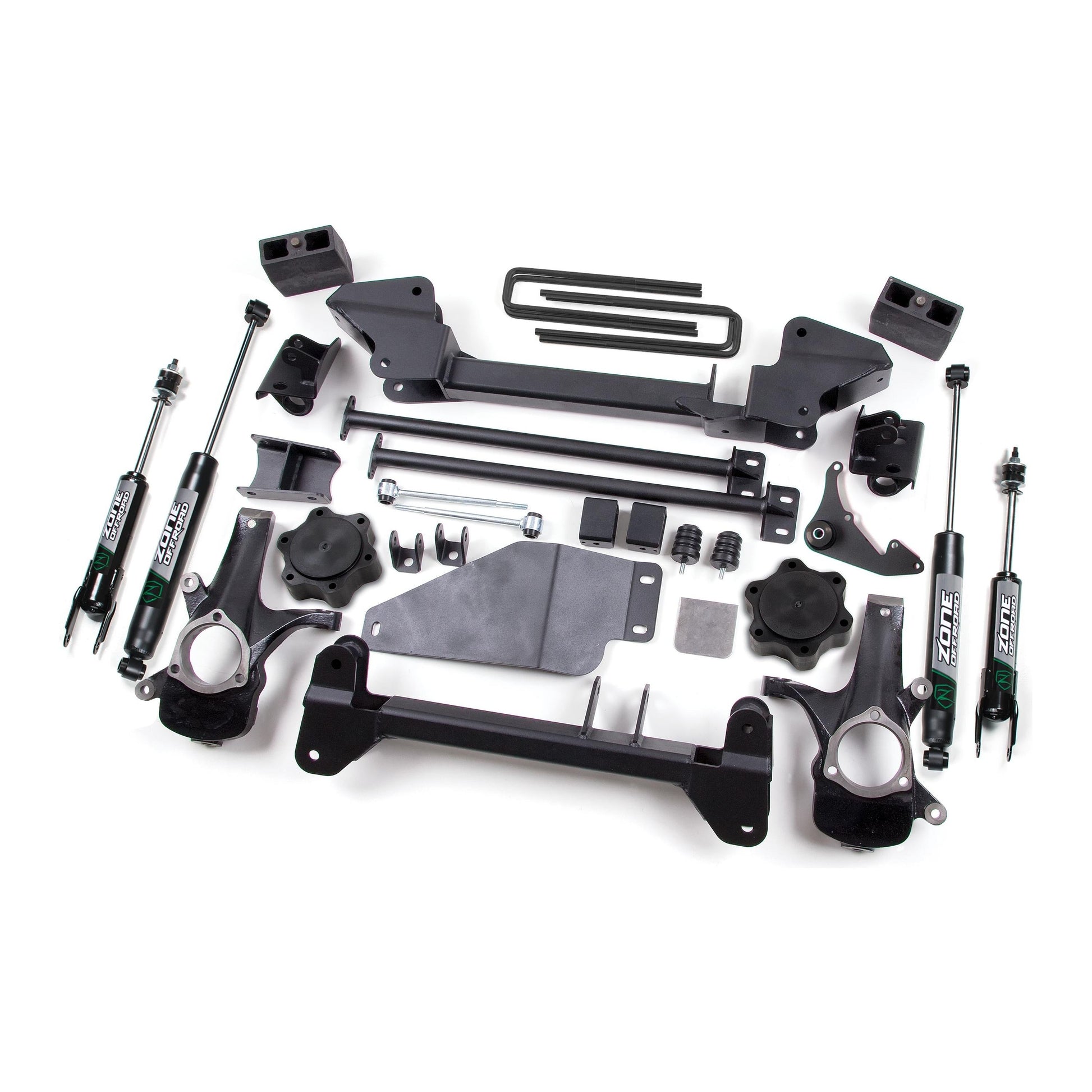 ZONE OFFROAD | 99 K1500 00-06 Silverado/Sierra 1500 6 Inch Lift Kit Fox Adventure Shocks Zone Offroad | ZONC3F components set