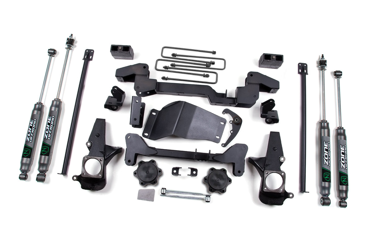 ZONE OFFROAD | 6" Lift Kit | 01-10 Chevy Silverado & GMC Sierra 2500HD 4WD - product image 2