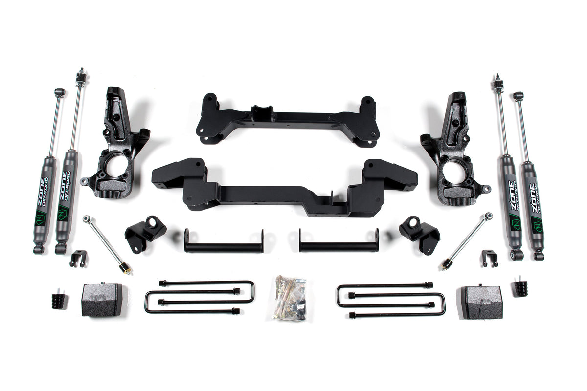 ZONE OFFROAD | 6" Lift Kit | 01-10 Chevy Silverado & GMC Sierra 2500HD 2WD - product image 2
