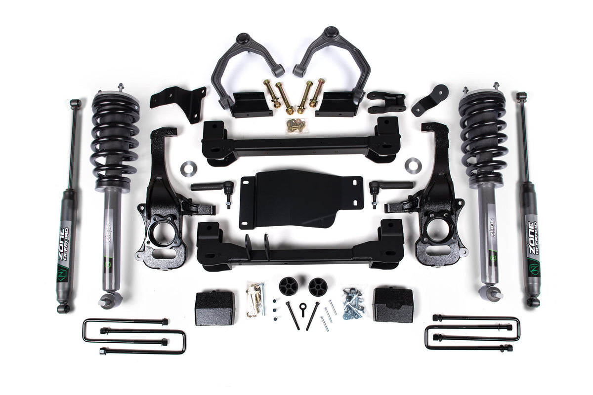 ZONE OFFROAD | 4" Lift Kit | 19-24 Chevy Trail Boss Or GMC AT4 1500 4WD - product image 4