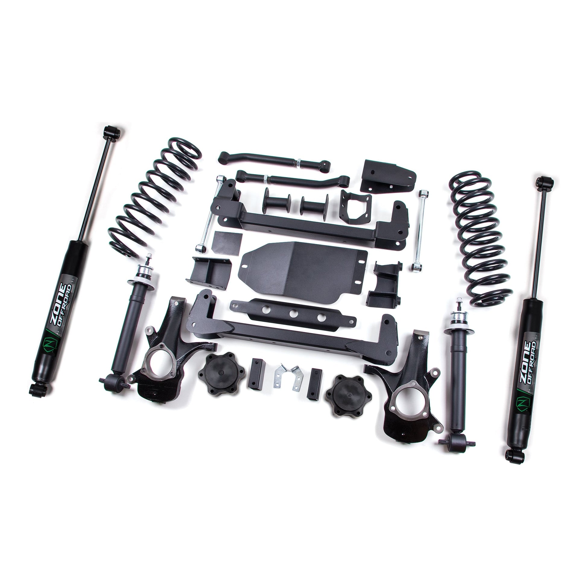 ZONE OFFROAD |  6.5 Inch Lift Kit   I ZONC6N complete suspension component set for off-road SUV enhancements.