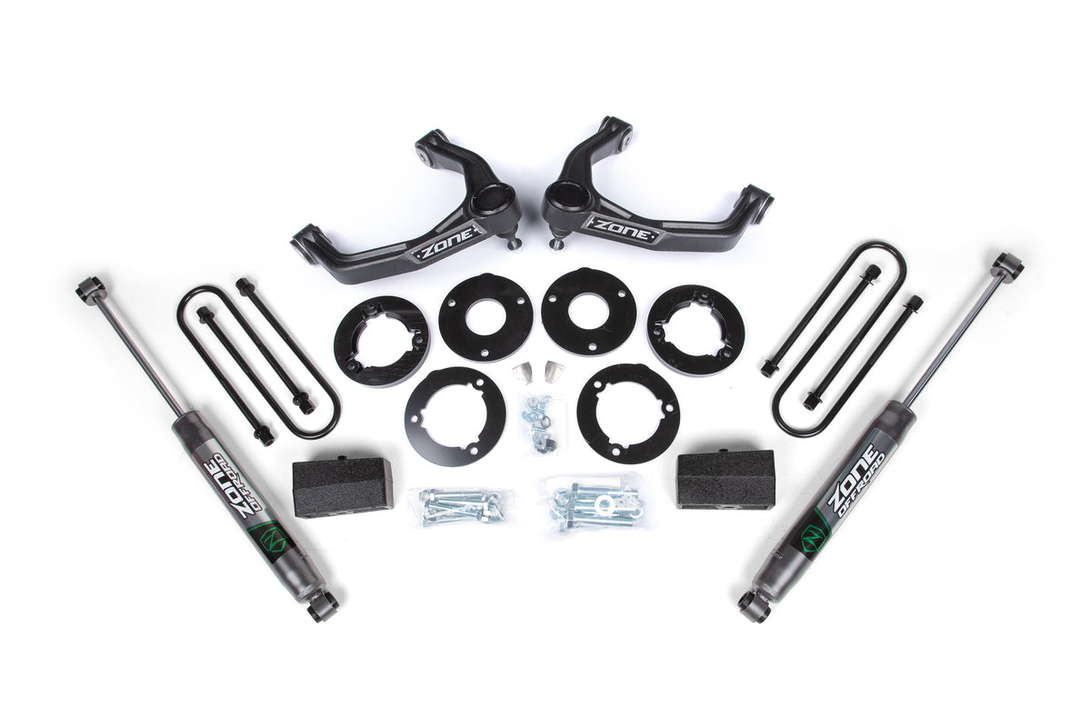 ZONE OFFROAD | 1.75" Lift Kit | 25-26 Chevy Silverado & GMC Sierra 1500 AT4 & Trail Boss - product image 1