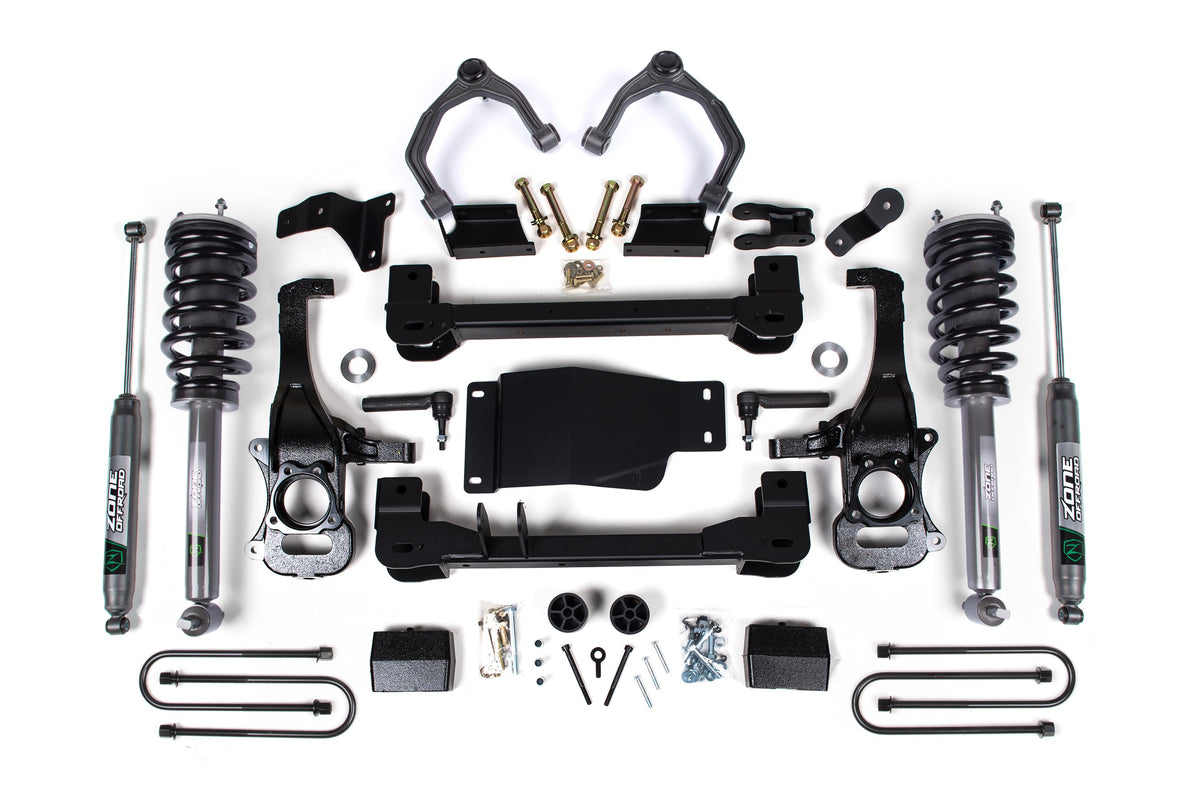ZONE OFFROAD | 4" Lift Kit | 25-26 Chevy Silverado & GMC Sierra 1500 4WD - product image 4