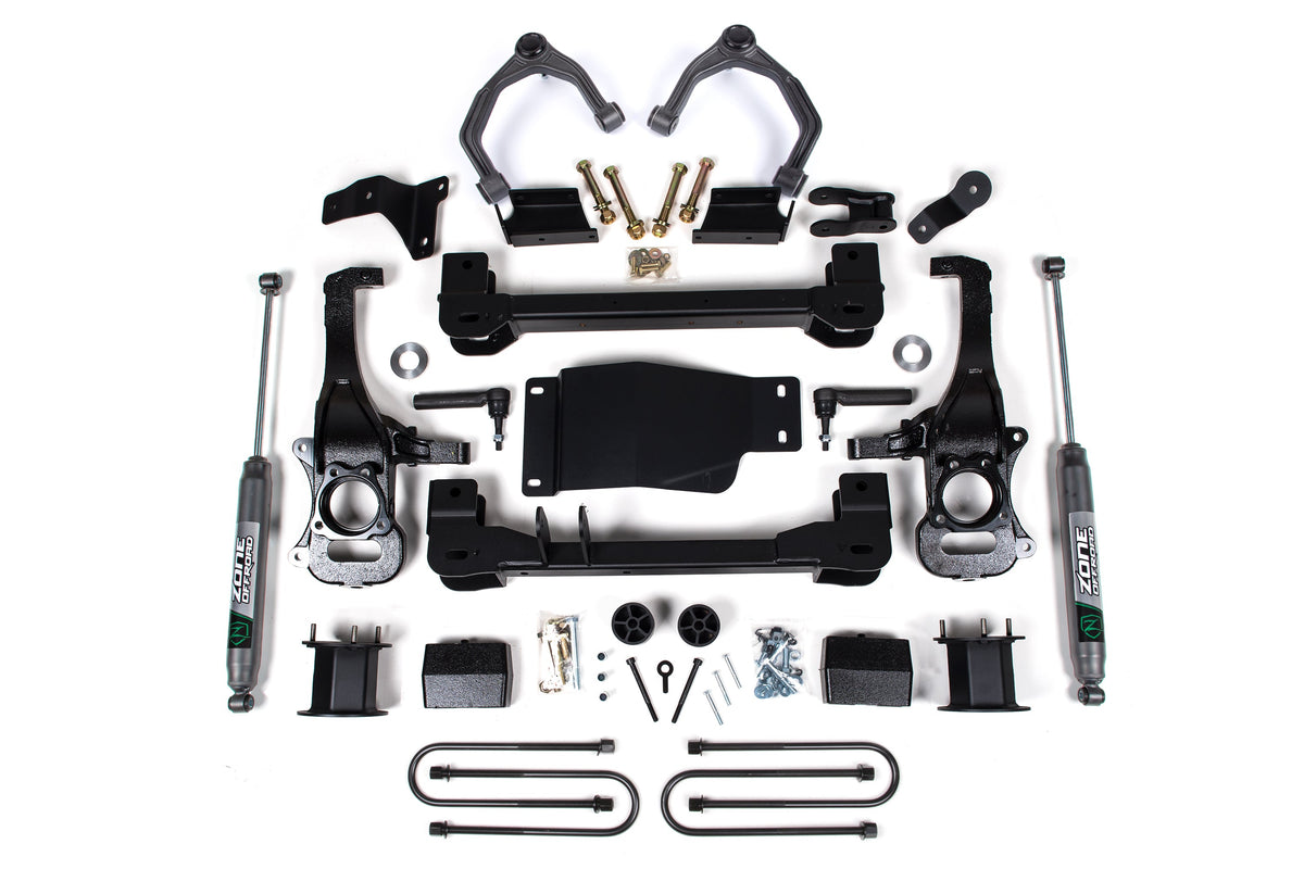 ZONE OFFROAD | 4" Lift Kit | 25-26 Chevy Silverado & GMC Sierra 1500 4WD - product image 5