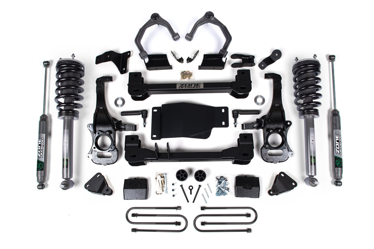 ZONE OFFROAD | 4" Lift Kit | 25-26 Chevy Trail Boss Or GMC AT4 1500 4WD - product image 4