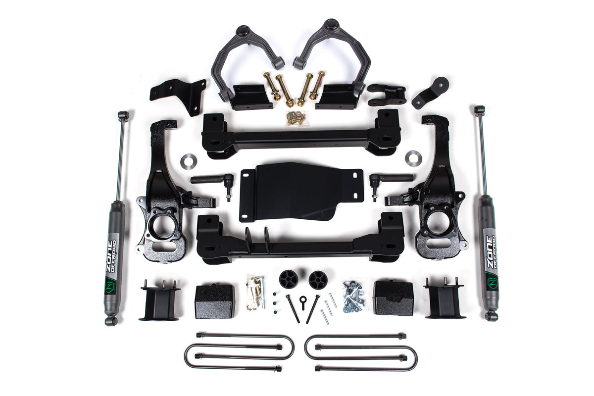 ZONE OFFROAD | 4" Lift Kit | 25-26 Chevy Trail Boss Or GMC AT4 1500 4WD - product image 5