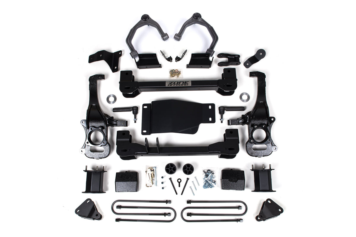 ZONE OFFROAD | 6" Lift Kit | 25-26 Chevy Silverado 1500 High Country & GMC Sierra 1500 Denali 4WD | C81 - product image 1
