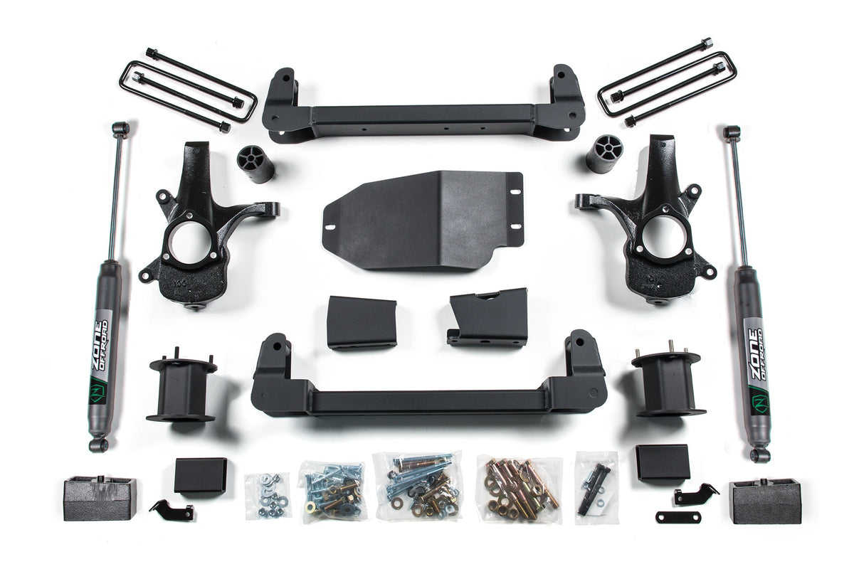 ZONE OFFROAD | 4.5" Lift Kit | 07-13 Chevy Silverado & GMC Sierra 1500 2WD - product image 1
