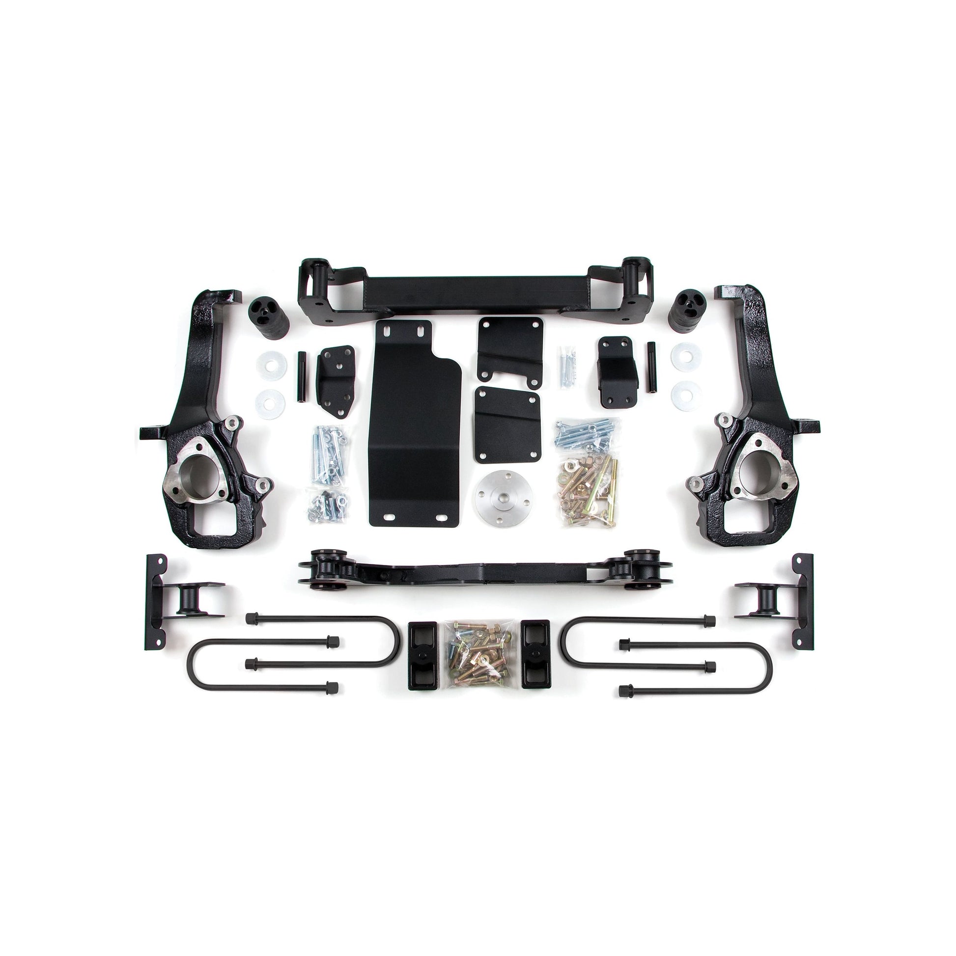 ZONE OFFROAD | 02-05 Dodge RAM 1500 5.0 Inch Lift Kit With Nitro Shocks Zone Offroad | ZOND14N installation components
