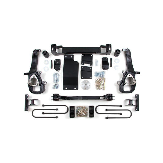 ZONE OFFROAD | 02-05 Dodge RAM 1500 5.0 Inch Lift Kit With Nitro Shocks Zone Offroad | ZOND14N installation components