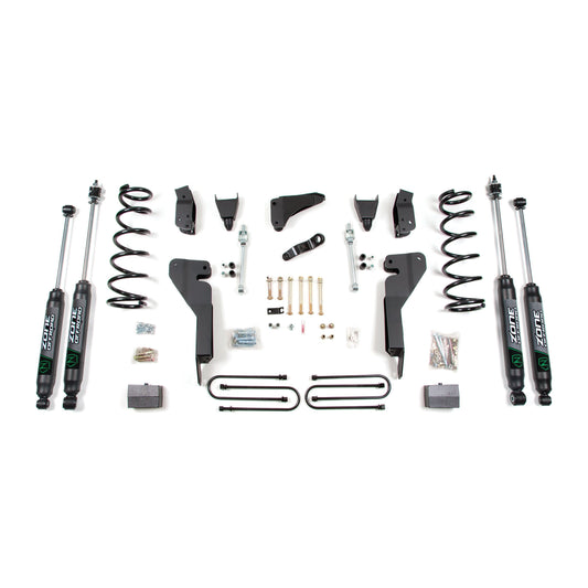 ZONE OFFROAD | 09-13 Dodge RAM 2500/3500 6 Inch Lift With 3.5 Inch Axle Diesel Block With Nitro Shocks Zone Offroad | ZOND134N components kit