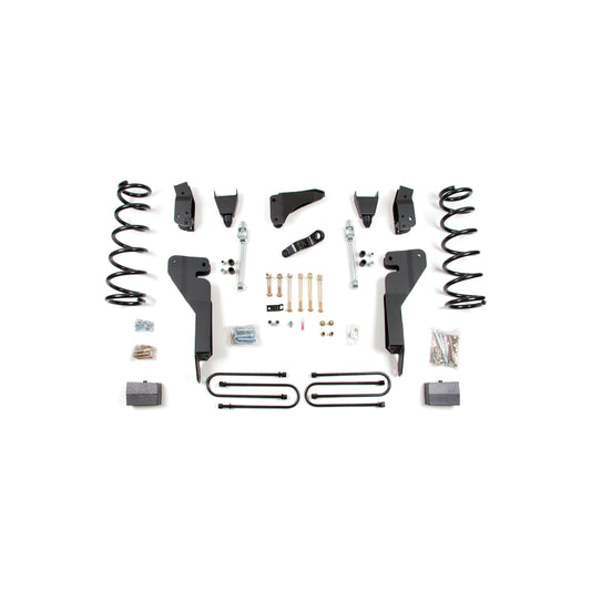 ZONE OFFROAD | 4 Inch Lift Kit I ZOND142N complete installation kit components, including springs, brackets, and hardware.