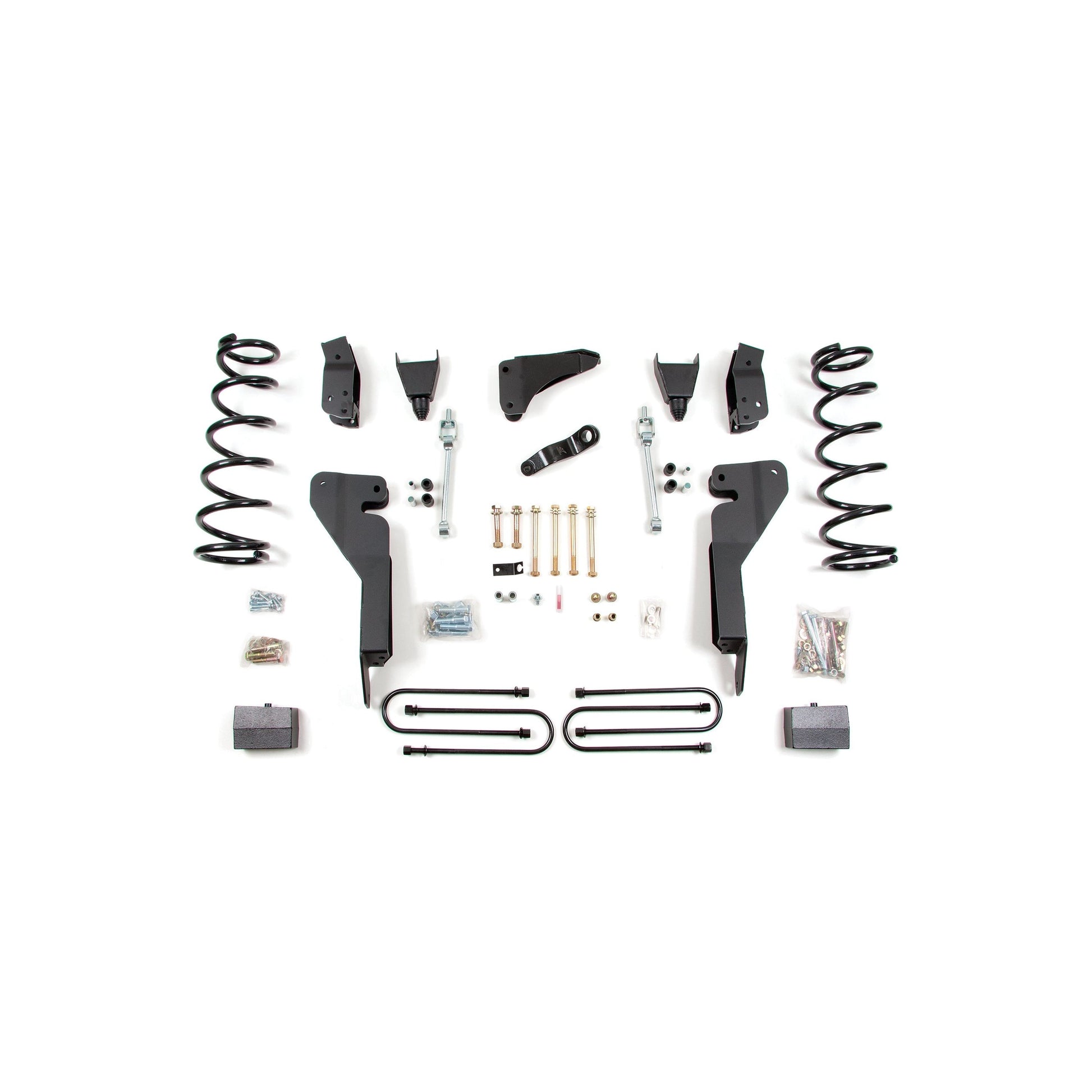 ZONE OFFROAD |  4 Inch Lift Kit   I ZOND142F parts including control arm relocation brackets and springs.