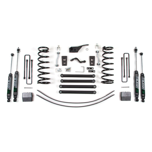 ZONE OFFROAD |  5 Inch Lift Kit   I ZOND44F components layout including springs, shocks, and installation hardware.