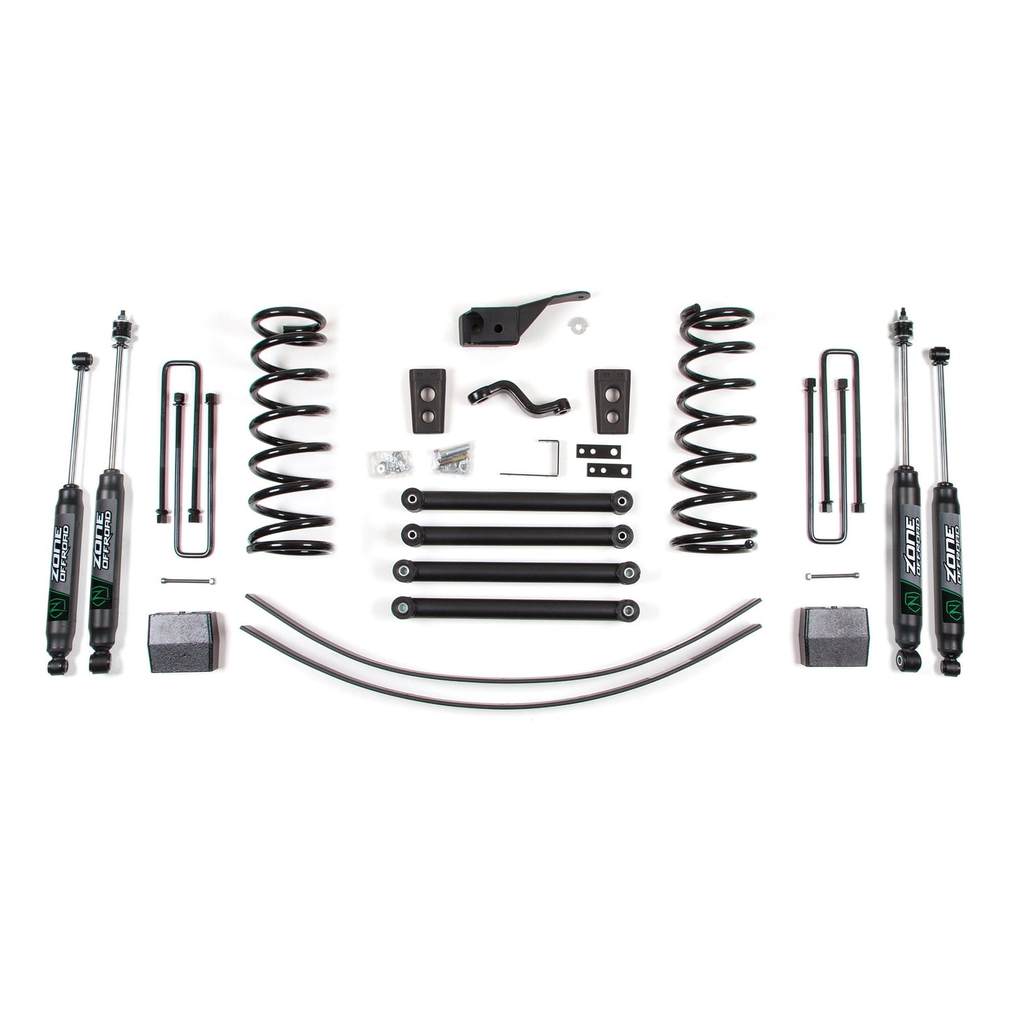 ZONE 5 Inch Lift Kit W/Nitro Shocks | Dodge Ram 2500/3500 (00-02) 4WD I ZOND47N components layout for easy installation.