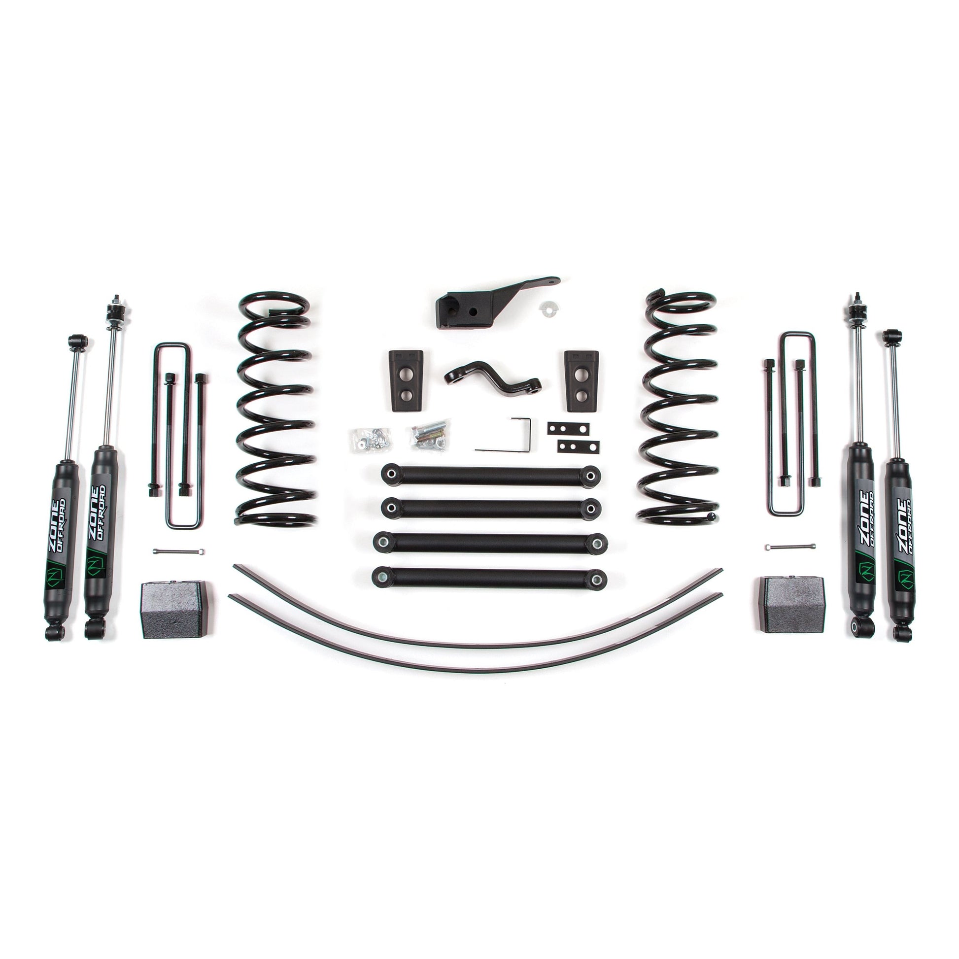 ZONE 5 Inch Lift Kit W/Nitro Shocks | Dodge Ram 2500/3500 (00-02) 4WD I ZOND47N components layout for easy installation.