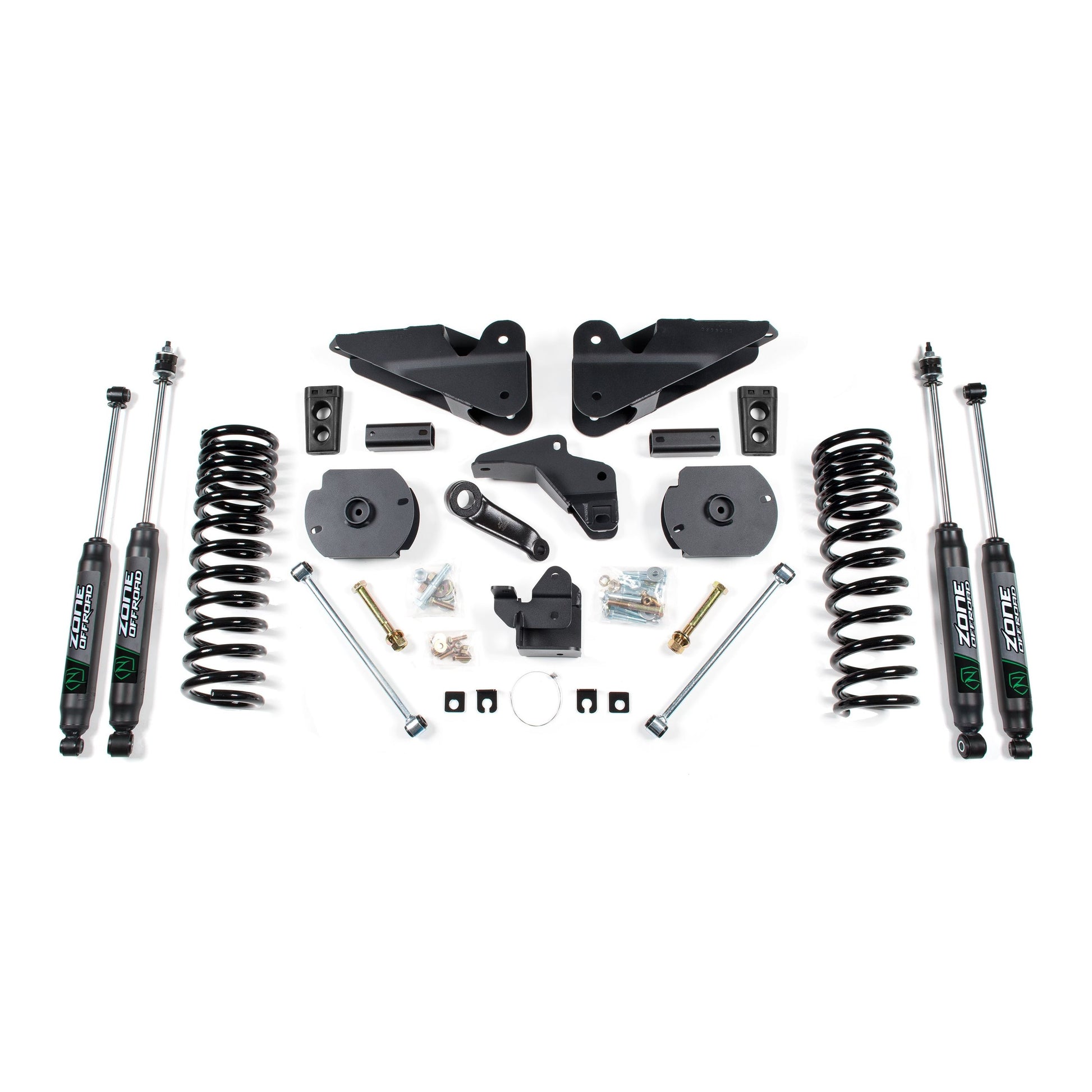 ZONE OFFROAD | 14-18 RAM 2500 4 Inch Lift Kit Gas With Nitro Shocks Zone Offroad | ZOND62N components and installation parts